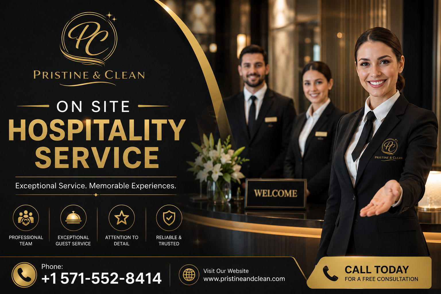 On-Site Hospitality Service for Exceptional Guest Experiences