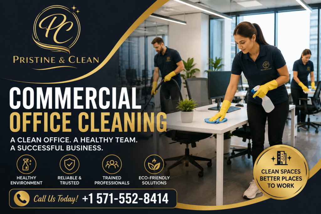 Commercial office cleaning