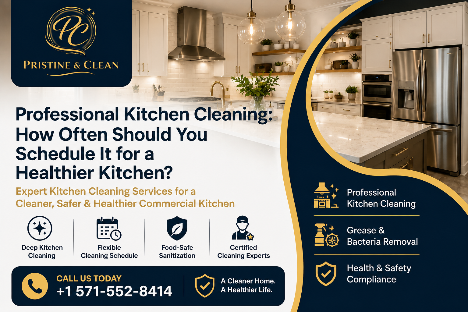 Professional Kitchen Cleaning: How Often Should You Schedule It for a Healthier Kitchen?