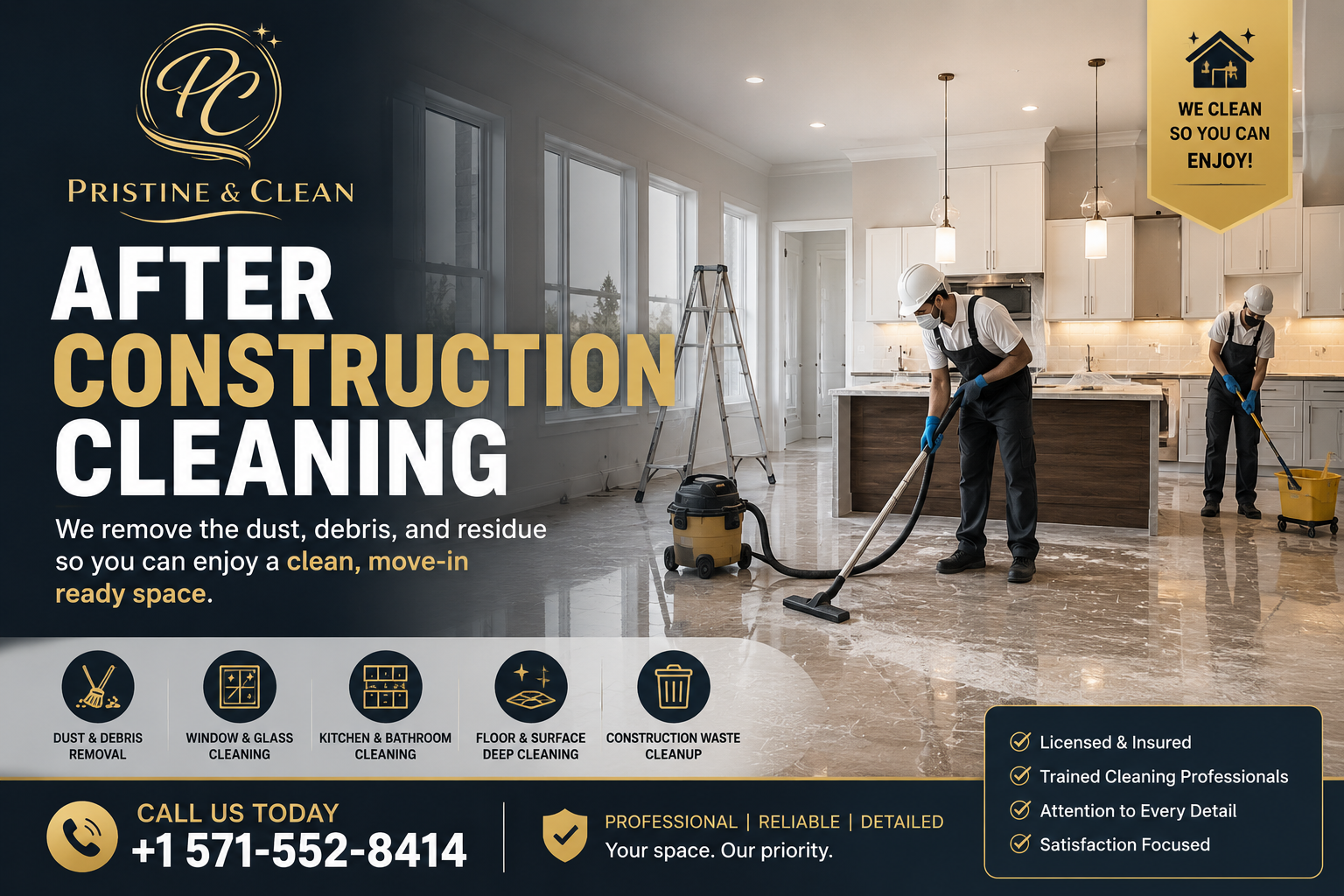 After Construction Cleaning: A Complete Guide for a Clean, Move-In Ready Space